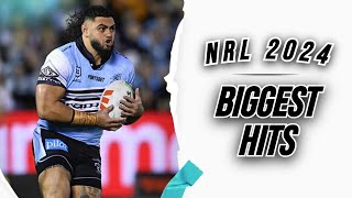 NRL 2024  BIGGEST HITS  PART 2 ᴴᴰ [upl. by Henson]