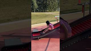 The Coolest Red Roller Slide roller slide parkour [upl. by Manup]