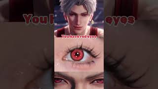 You have red eyes lenspoison contacts contactlenses redcontactlenses cosplay halloween [upl. by Lehet]