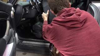 MINI COOPER S R53 SEAT REMOVAL AND INSTALL 4K [upl. by Summer]