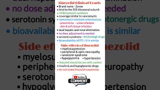 Antibiotics pharmacology Linezolid pharmacology pharmacology made easy antibiotics short video [upl. by Florance697]