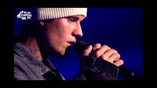 Justin Bieber  Lonely Live At Capital Jingle Bell Ball 2021 [upl. by Om]