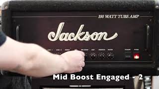 Jackson JG3 JG3 100 Watt Tube Amp Tone Demo [upl. by Enneirda]