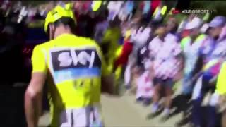 TDF 2016 Froome RUNNING in the Ventoux [upl. by Afra]