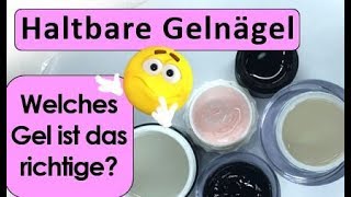 Welches Gel für haltbare Nägel [upl. by Harrat]