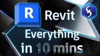 Revit  Tutorials for Beginners in 10 MINUTES   COMPLETE GUIDE [upl. by Nonnad]