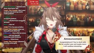 SNOWDROP leona Halcon graduation clip vtuber vtuberindonesia vtubers [upl. by Melloney]