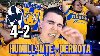 HUMILLADOS POR MONTERREY 🐧  RAYADOS VS TIGRES  CLÁSICO REGIO 139  LIGA MX J12 AP2024  REACCIÓN [upl. by Fortune]