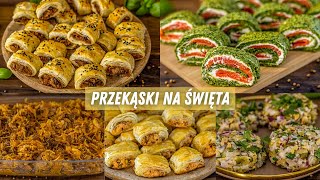 PRZEKĄSKI na WIGILIE i ŚWIĘTA 5 prostych i pysznych propozycji [upl. by Gatian]