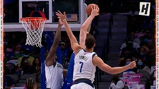 Isaiah Hartenstein With the NASTY POSTER DUNK on Eugene Omoruyi 😤 [upl. by Elitnahc]