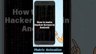 How to make hacker matrix display in android termux matrix hacker hackeranimation cmatrix [upl. by Ayotahs]