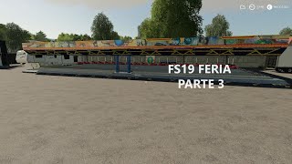 FS19 FERIA LLEGADA PISTA DE COCHES DE CHOQUE [upl. by Ettie986]