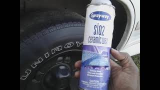 sprayway sio2 ceramic wax is a fast winter protection for white paints easy application [upl. by Juley]