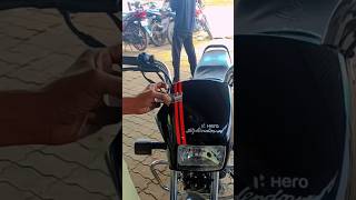 Splendor bike ka visor per sticker modification King wala sticker video 📷 [upl. by Liborio]