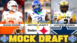 2025 NFL Mock Draft A NEW QB1 [upl. by Ayoted]