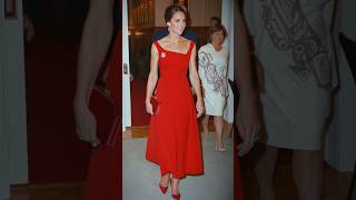 Catherine wore a striking red dress for Canadian Reception amp paid tribute to Canada w an accessory [upl. by Mapes]