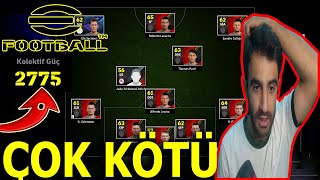 DÜNYANIN EN KÖTÜ KADROSUNU KURDUM RAKİP İÇİMİZDEN GEÇTİ  efootball [upl. by Yadseut]