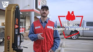 How to Choose a Log Splitter  Tractor Supply Co [upl. by Hanover]