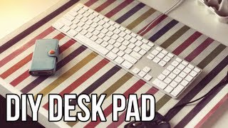 DIY Custom Desk Pad Quick amp Easy [upl. by Launce]