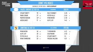 Dinting CC 1st XI v Hazel Grove CC 1st XI [upl. by Derby]