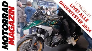 Alle Dauertester der Saison 2024 – GS Alp 40 Scrambler 400 X Africa Twin GSXS1000 GX HEV [upl. by Aihsa219]