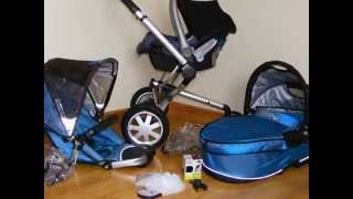 quinny buzz travel system with maxi cosi old version blue [upl. by Gladstone]