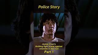 Jackie Chans thrilling fight scene against enemies in the mall film movie shorts [upl. by Saleme]