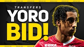 OFFICIAL Leny YORO BID Accepted Man Utd Transfer News [upl. by Maryn]