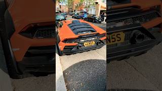 300K LAMBORGHINI HURACUN STERRATO SUPERCAR SPOTTING IN CENTRAL LONDON shorts trending viral [upl. by Aromat]