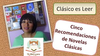 5 Recomendaciones de Novelas Clásicas  Un Libro para Buddy  Booktuber Perú [upl. by Selim643]