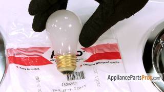 How To WhirlpoolKitchenAidMaytag Light Bulb 8009 [upl. by Presber]