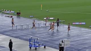 200m Hurdles U15yrs Women Final Australian Athletics Final 29032022 [upl. by Yonatan]