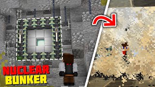 I Built a Post Apocalyptic Bunker in Minecraft [upl. by Eelame]