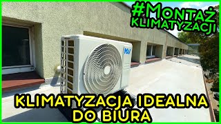 Klimatyzacja idealna do BIURA  Montaż 2x MDV Aroma 7kW [upl. by Rinee]