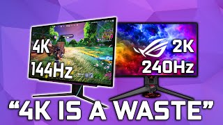 Is 4K a Waste  1440p vs 4K Monitors [upl. by Eonak874]