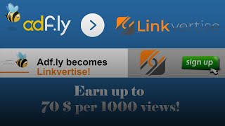 adfly becomes Linkvertise  5X More Earning [upl. by Ecniv42]