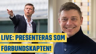 Live Fredag Jon Dahl Tomasson presenteras som förbundskapten [upl. by Manville]