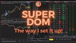 Day trading Emini SampP Futures  SuperDOM NinjaTrader  How to set it up scalping strategies [upl. by Otrevire]