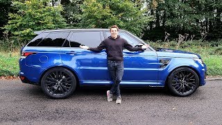 MY NEW RANGE ROVER SPORT SVR  FIRST DRIVE [upl. by Smith]