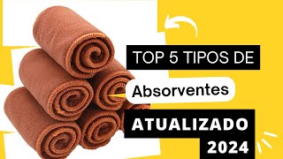 Top 5 absorventes para as fraldas ecológicas ATUALIZADO [upl. by Halliday881]