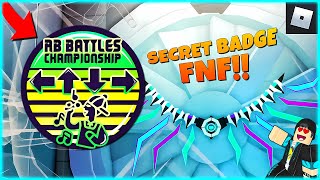 EVENT Syarat WINNER WINGS 20 Secret Badge FNF RB BATTLES  Part 2 😍😍😍 [upl. by Nyleuqcaj857]