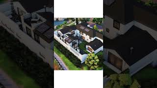 Rihannas LA Mansion in The Sims 4 Shorts [upl. by Namilus109]