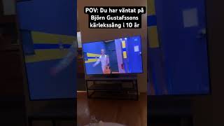 Björn Gustafssons kärlekssång till Carina Berg i melodifestivalen 2024 fördig roligt roligaklipp [upl. by Selokcin]