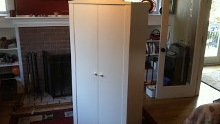 Ikea HENSVIK Wardrobe Detailed Assembly Tutorial [upl. by Aiseneg]