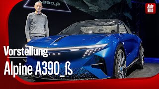 Alpine A390β  ElektroStudie auf der Paris Motor Show  Vorstellung mit Jan Horn [upl. by Stewardson]