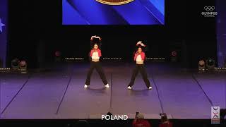 ADeeM POLAND DOUBLES HIPHOP 2024 FINAL ICU Junior World amp World Cheerleading Championships [upl. by Burck]