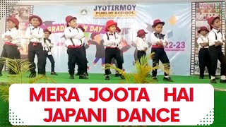 MERA JOOTA HAI JAPANI KIDS DANCE PERFORMANCE BOLLYWOOD SONG CHOREOGRAPHY FOR KIDS JPS [upl. by Amrita547]