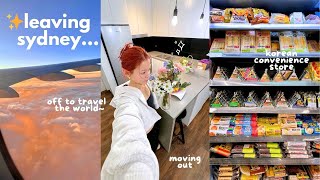 last days in syd ✈️ moving out 📦 packing for europe white fox hq  convenience store mukbang 🇰🇷 [upl. by Hasila994]