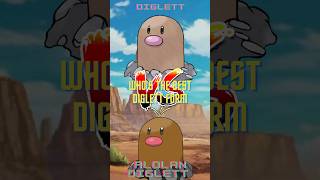 Whos the best Diglett form diglett alolandiglett pokemon [upl. by Nywnorb]