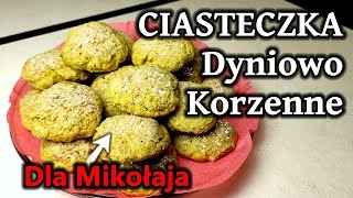 244  Przepis na CIASTECZKA dyniowokorzenne dla Mikołaja🎅 z KSYLITOLEM❗ Ciasteczka świąteczne🎄 [upl. by Yclek]